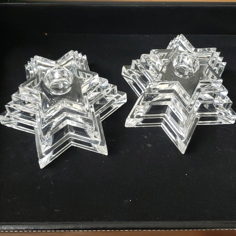 WMF Lead Crystal Candleholders